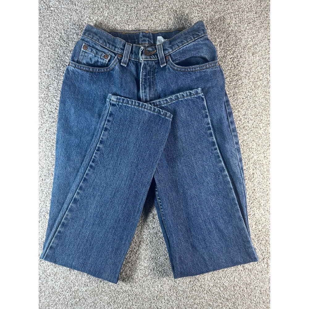 Vintage Levis 512 High Waisted Straight Leg Jeans Medium Wash Made in USA 3 M
